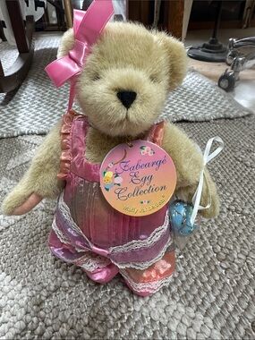 Fabergé Egg Collection Muffy Vanderbear in Pink Ombré Dress